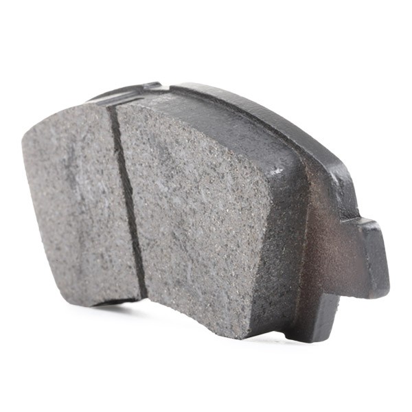 402B0837 Set of brake pads 402B0837 RIDEX Front Axle, with acoustic wear warning, with accessories