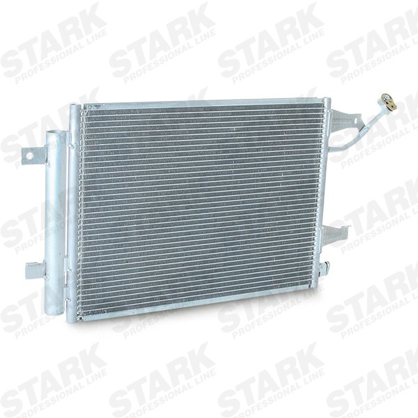 STARK SKCD-0110096 Air conditioning condenser with dryer, 518x376x16, R 134a, 518mm