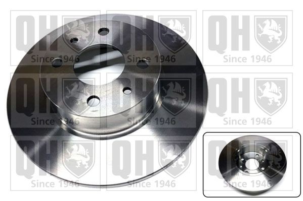 QUINTON HAZELL BDC3442 Brake disc 252x10mm, 4x98, solid