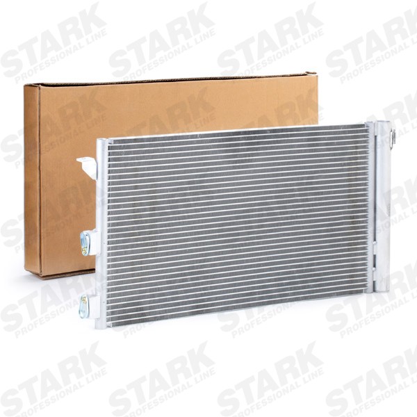 STARK SKCD-0110204 Air conditioning condenser with dryer, 15,5mm, 15,5mm, Aluminium, R 134a, 317mm