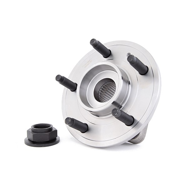 RIDEX 654W0151 Wheel bearing & wheel bearing kit Front Axle, Left, Right, with integrated magnetic sensor ring, 151 mm