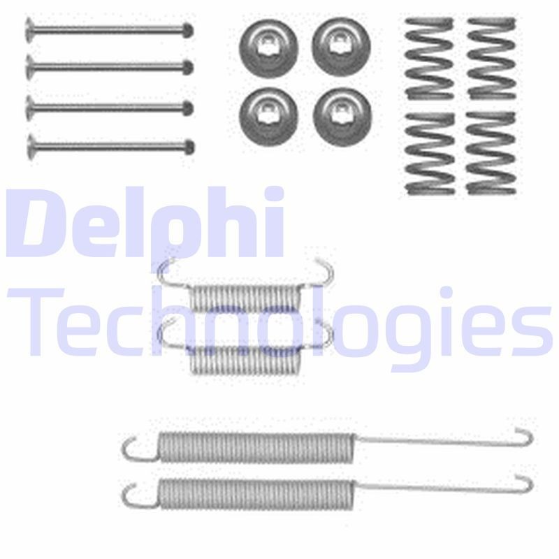 DELPHI LY1392 Accessory Kit, brake shoes without additional spring