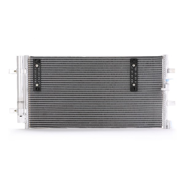 RIDEX 448C0123 Air conditioning condenser with dryer, 672x341x16, 17,90mm, 15,4mm, Aluminium, black