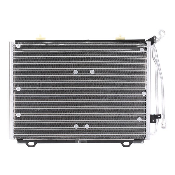RIDEX 448C0068 Air conditioning condenser without dryer, 14,6mm, 8,6mm, Aluminium, R 134a, 410mm