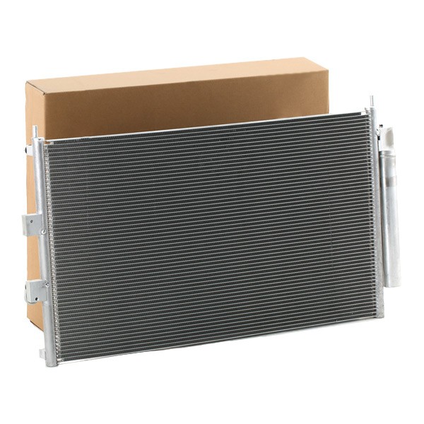 RIDEX 448C0091 Air conditioning condenser Aluminium, 380mm