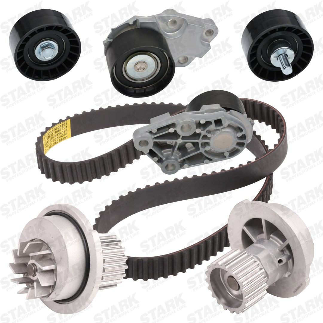 Original SKWPT-0750060 STARK Water pump + timing belt kit experience and price