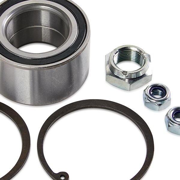 RIDEX 654W0062 Wheel bearing & wheel bearing kit Left, Right, Rear Axle both sides, Front axle both sides, with accessories, 68 mm