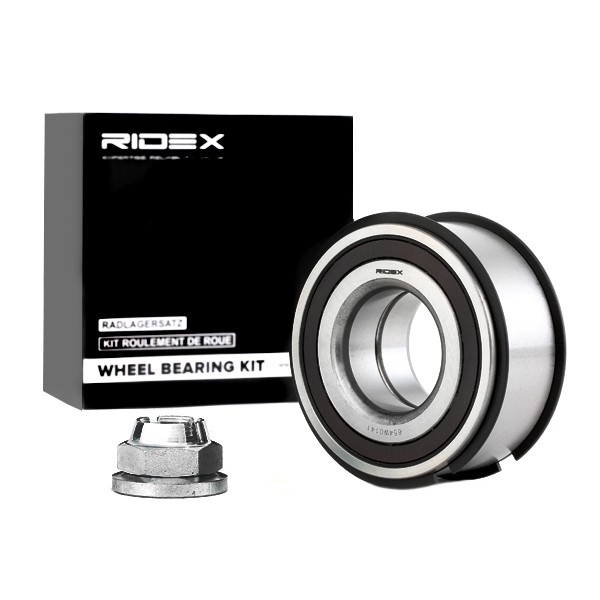 RIDEX 654W0141 Wheel bearing kit Front axle both sides, 84,1 mm