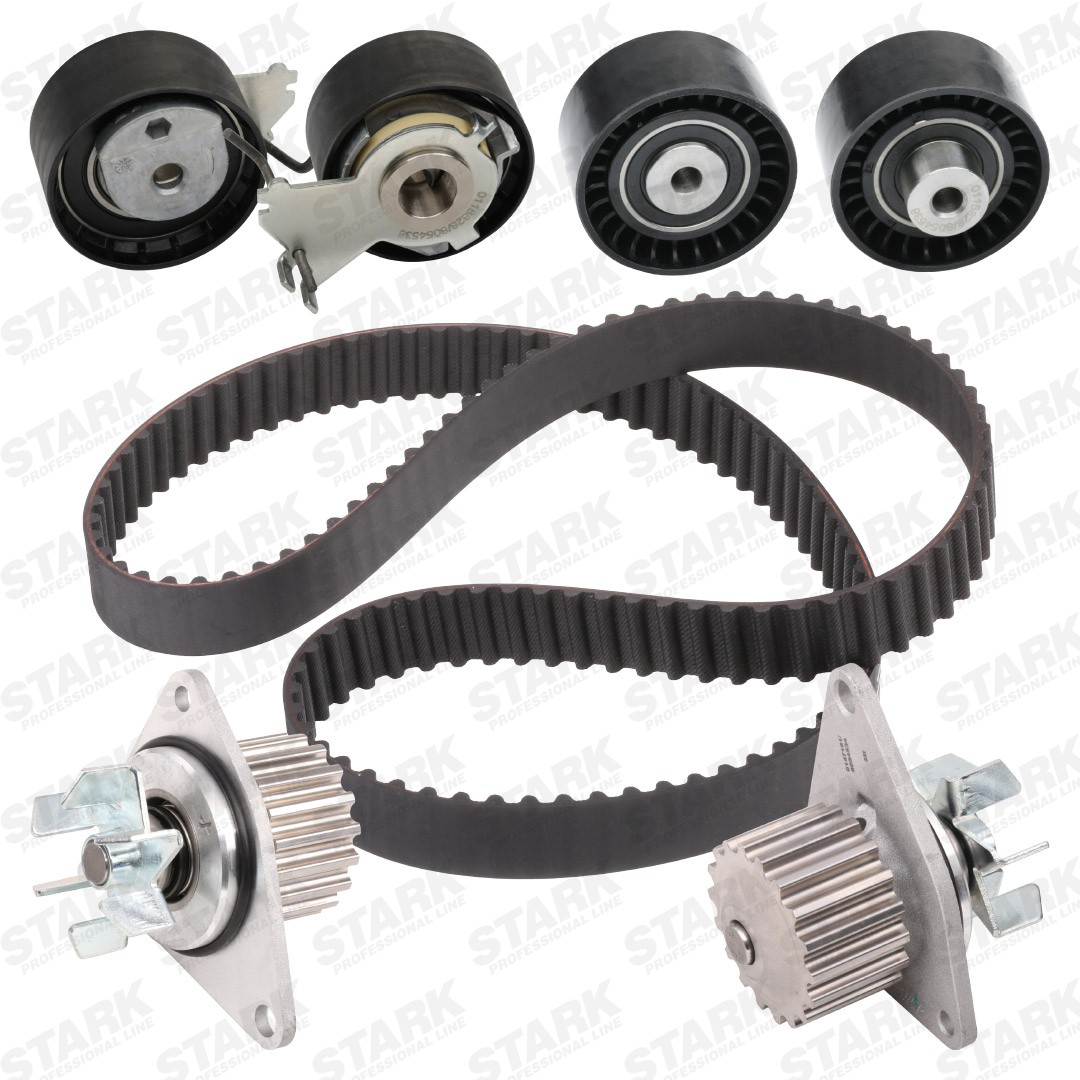 STARK SKWPT-0750070 Water pump and timing belt kit with water pump, Number of Teeth: 135, Width: 25 mm
