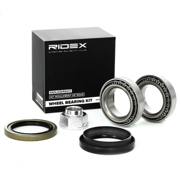 RIDEX 654W0093 Wheel bearing kit Front axle both sides, 60 mm