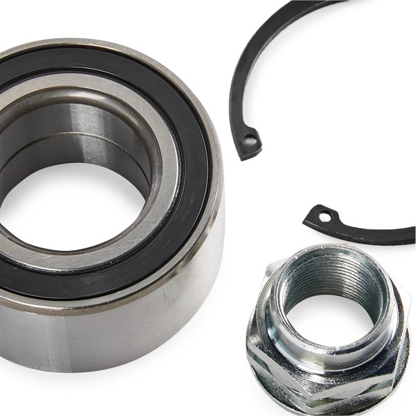 654W0097 Hub bearing & wheel bearing kit 654W0097 RIDEX Front Axle, 66 mm