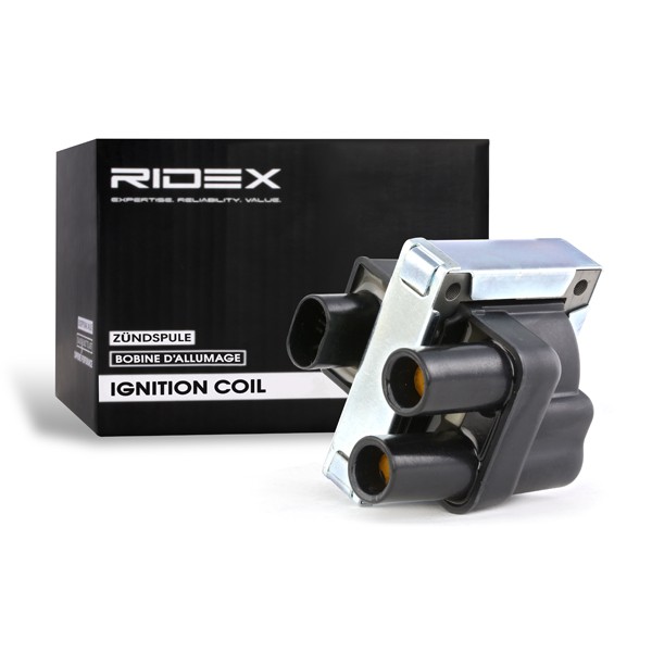 RIDEX 689C0012 Ignition coil 2-pin connector, 12V