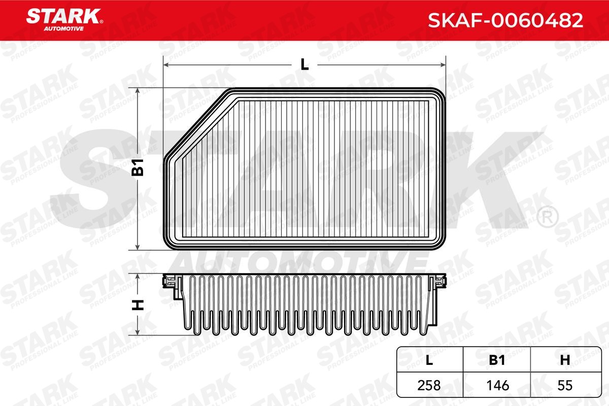 SKAF0060482 Engine air filter STARK SKAF-0060482 review and test