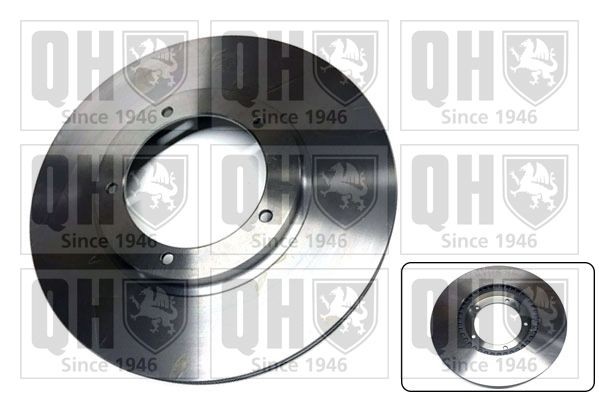 QUINTON HAZELL BDC3601 Brake disc 282x20,5mm, 5x126, Vented