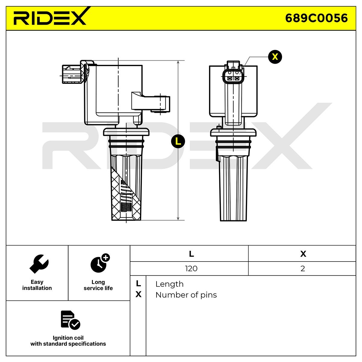 689C0056 Ignition coils RIDEX 689C0056 review and test