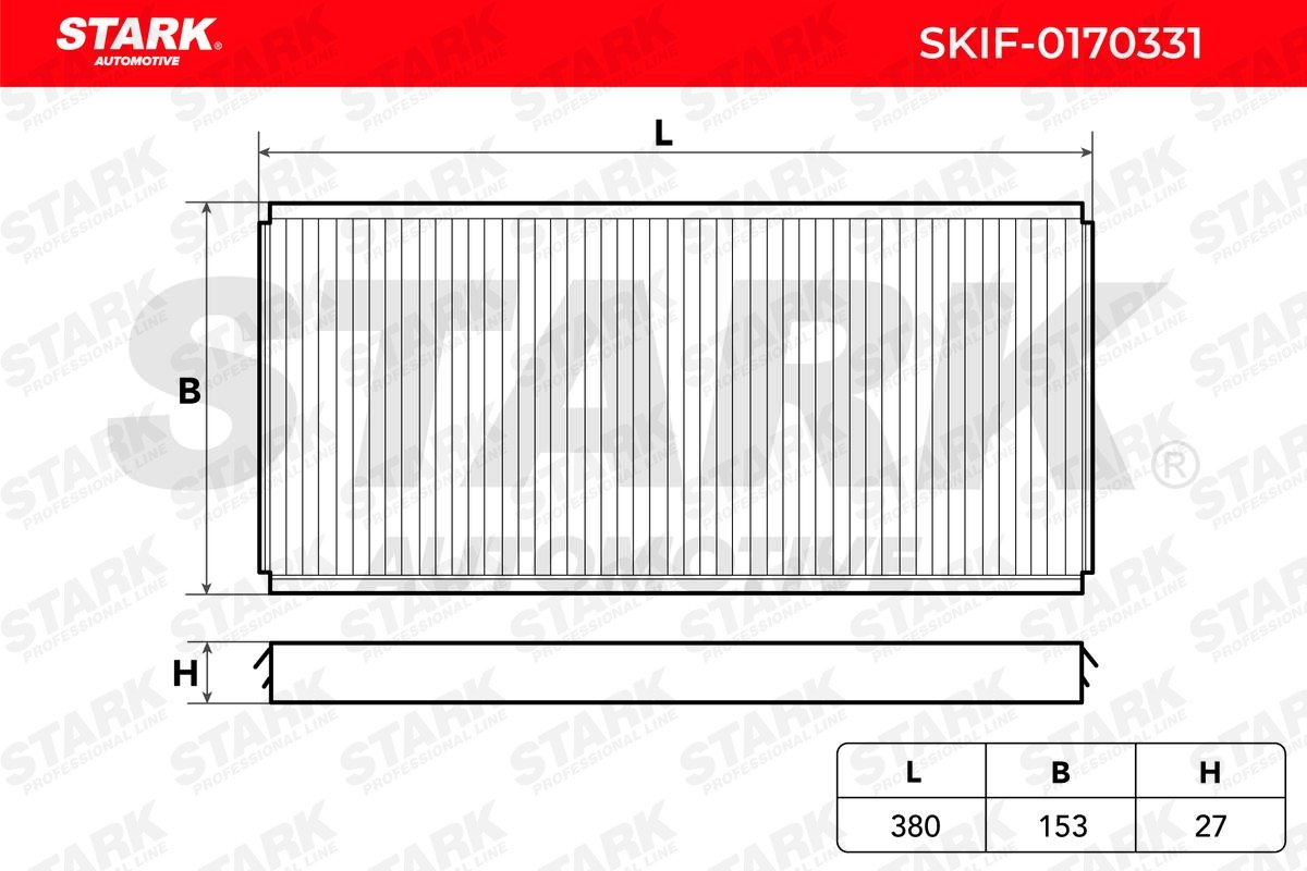 OEM-quality STARK SKIF-0170331 Air conditioner filter