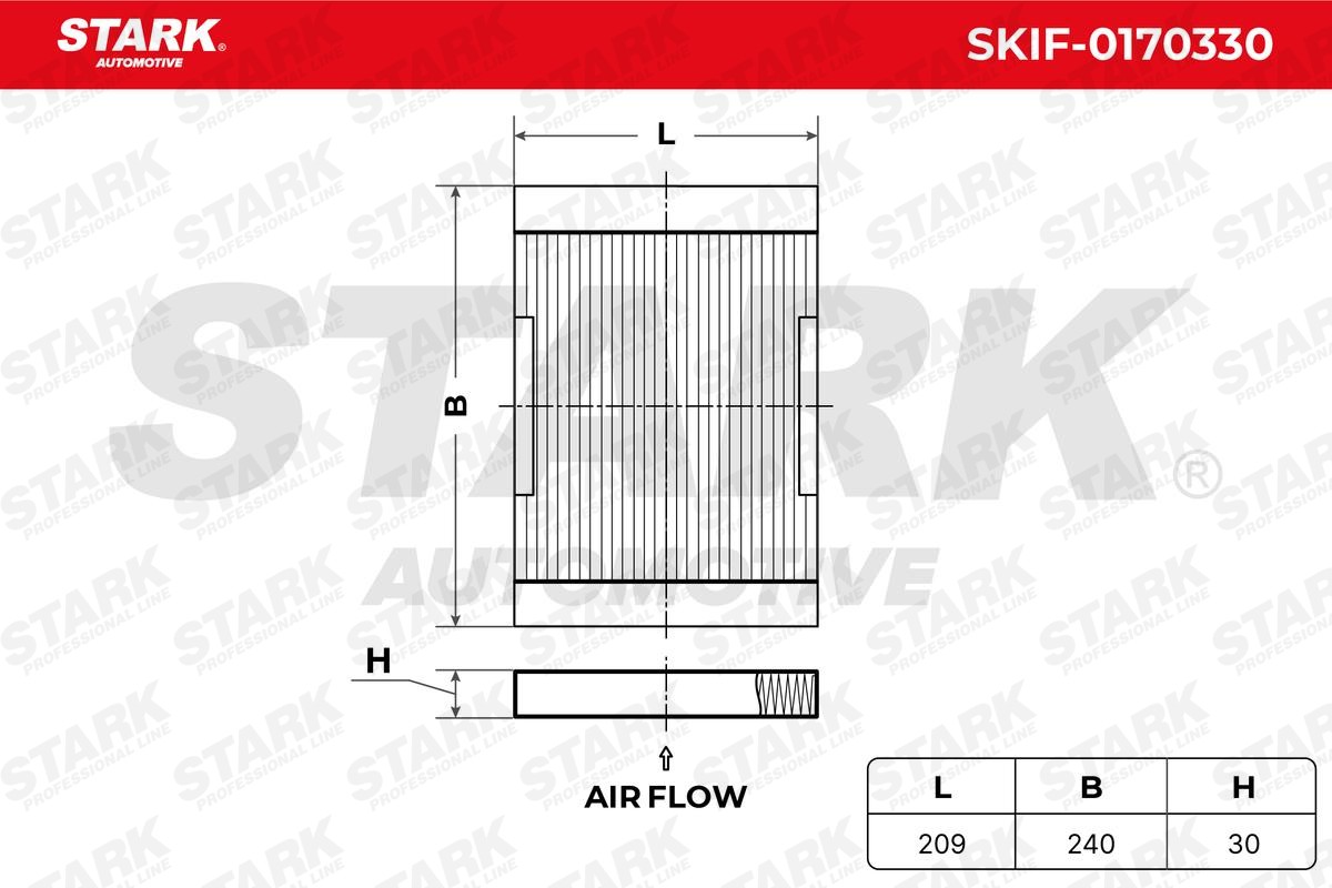 OEM-quality STARK SKIF-0170330 Air conditioner filter