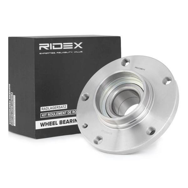 RIDEX Hub bearing 654W0049 for BMW 8 Series, 5 Series, 7 Series