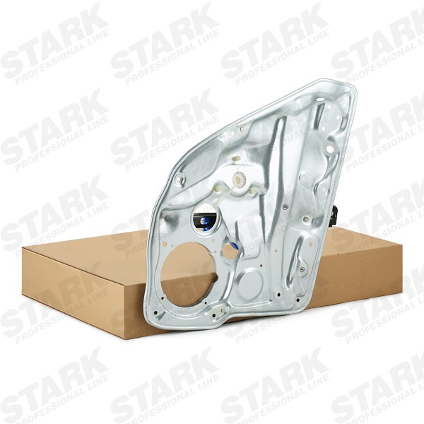 STARK SKWR-0420221 Window regulator Left Rear, Operating Mode: Electric, with bolted-on plate, without electric motor