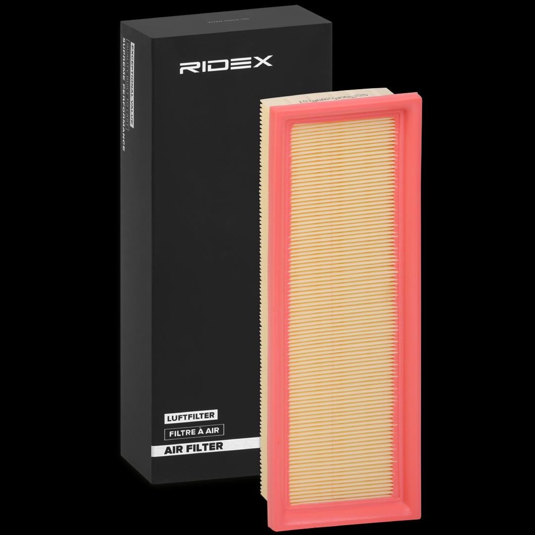 RIDEX 8A0200 Air filter 51mm, 102mm, rectangular, Filter Insert, Air Recirculation Filter