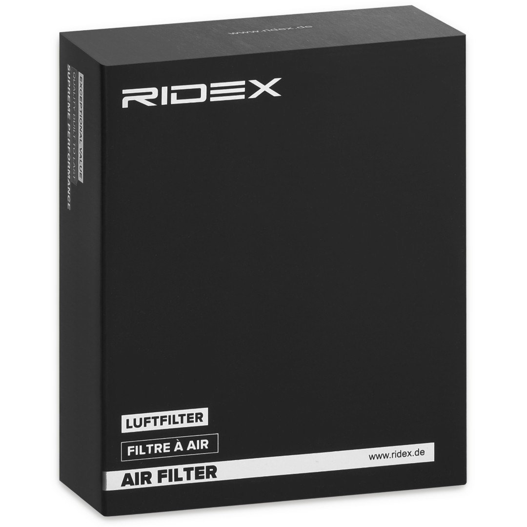 RIDEX 8A0282 Air filter 70mm, 203mm, 230mm, rectangular, Filter Insert, Air Recirculation Filter, with pre-filter