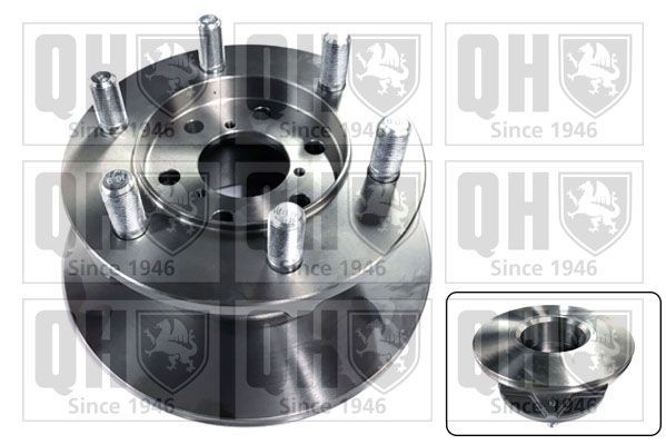 QUINTON HAZELL BDC3194 Brake disc 267x14,2mm, 6x95, solid