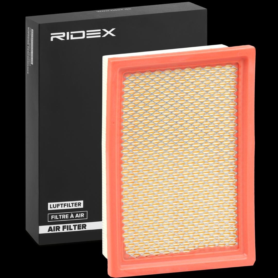 RIDEX 8A0362 Air filter 58mm, 254mm, 179mm, Filter Insert