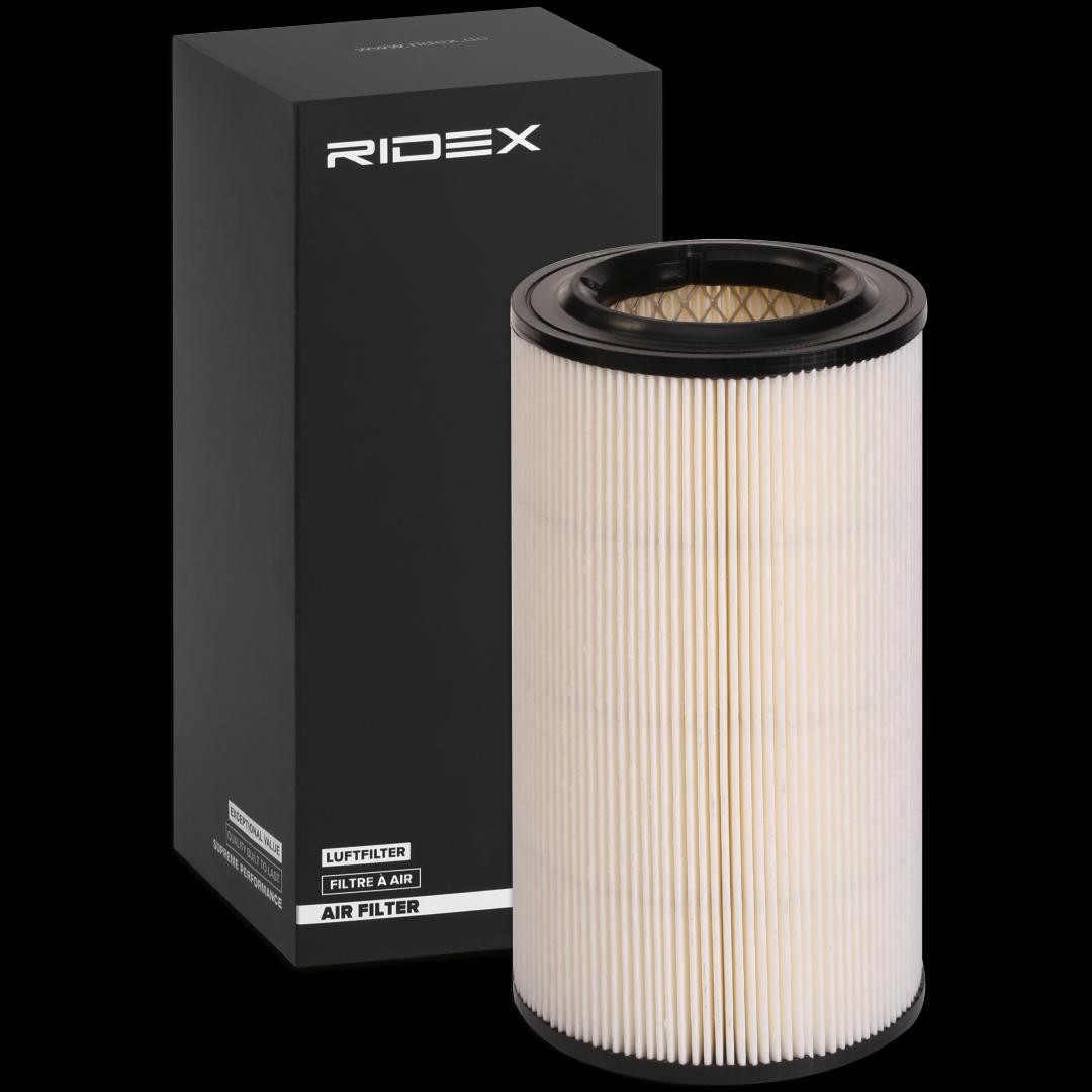 RIDEX 8A0239 Air filter 213mm, 114mm, Cylindrical, Filter Insert