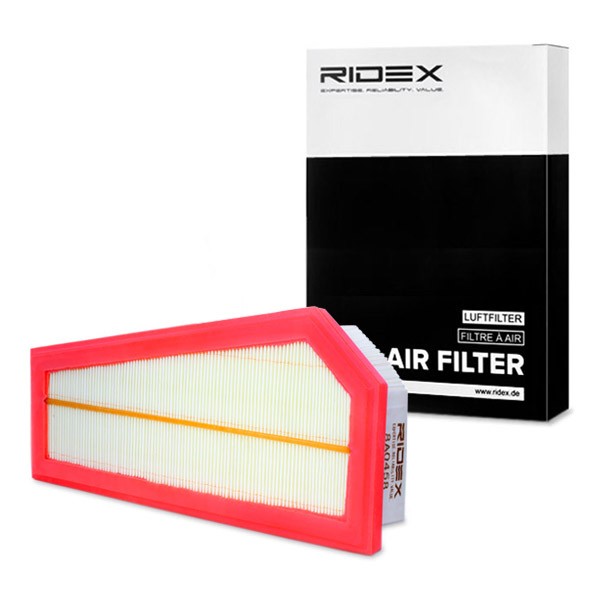 RIDEX 8A0458 Air filter 52mm, 145mm, 314mm, pentagonal, Air Recirculation Filter