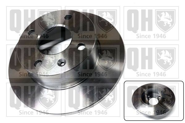 QUINTON HAZELL BDC3235 Brake disc 240x10mm, 4x108, solid
