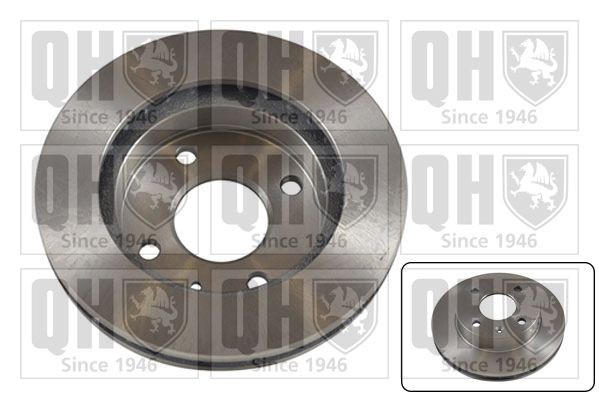 QUINTON HAZELL BDC3236 Brake disc 240x24mm, 4x108, Vented