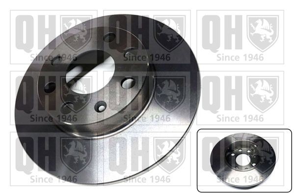 QUINTON HAZELL BDC3240 Brake disc 236x10mm, 4x100, solid