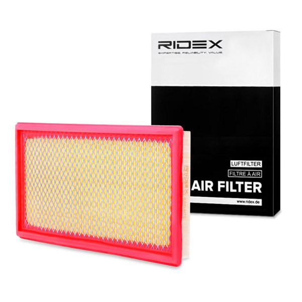 RIDEX 8A0402 Air filter 37mm, 168mm, 288mm, rectangular, Filter Insert