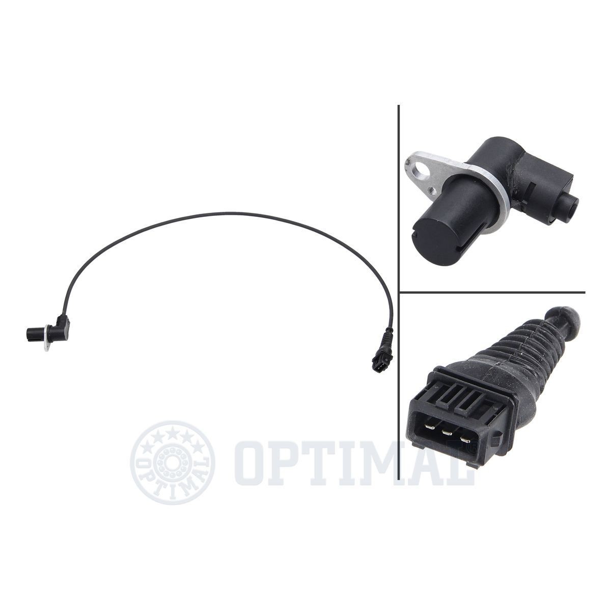 OPTIMAL 3-pin connector, Active sensor Cable Length: 735mm, Number of pins: 3-pin connector Sensor, crankshaft pulse 07-S001 buy
