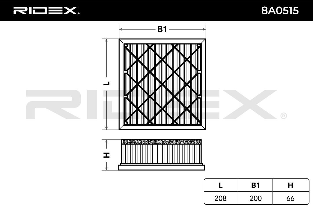 RIDEX Air filter 8A0515
