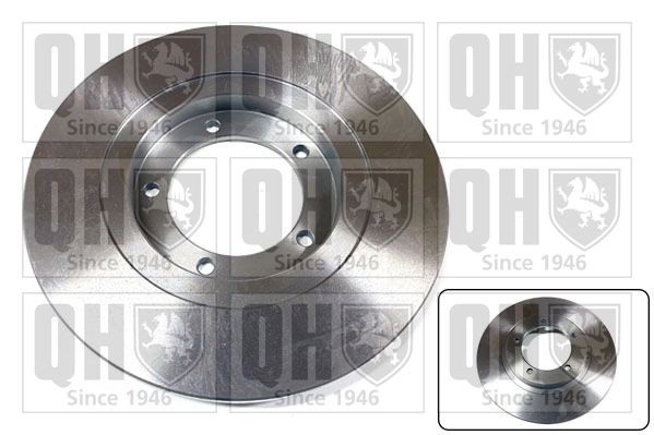 QUINTON HAZELL BDC3509 Brake disc 277x12,5mm, 5x118, solid