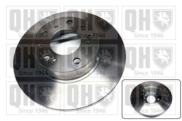 QUINTON HAZELL BDC3512 Brake disc 290x16mm, 5x118, solid
