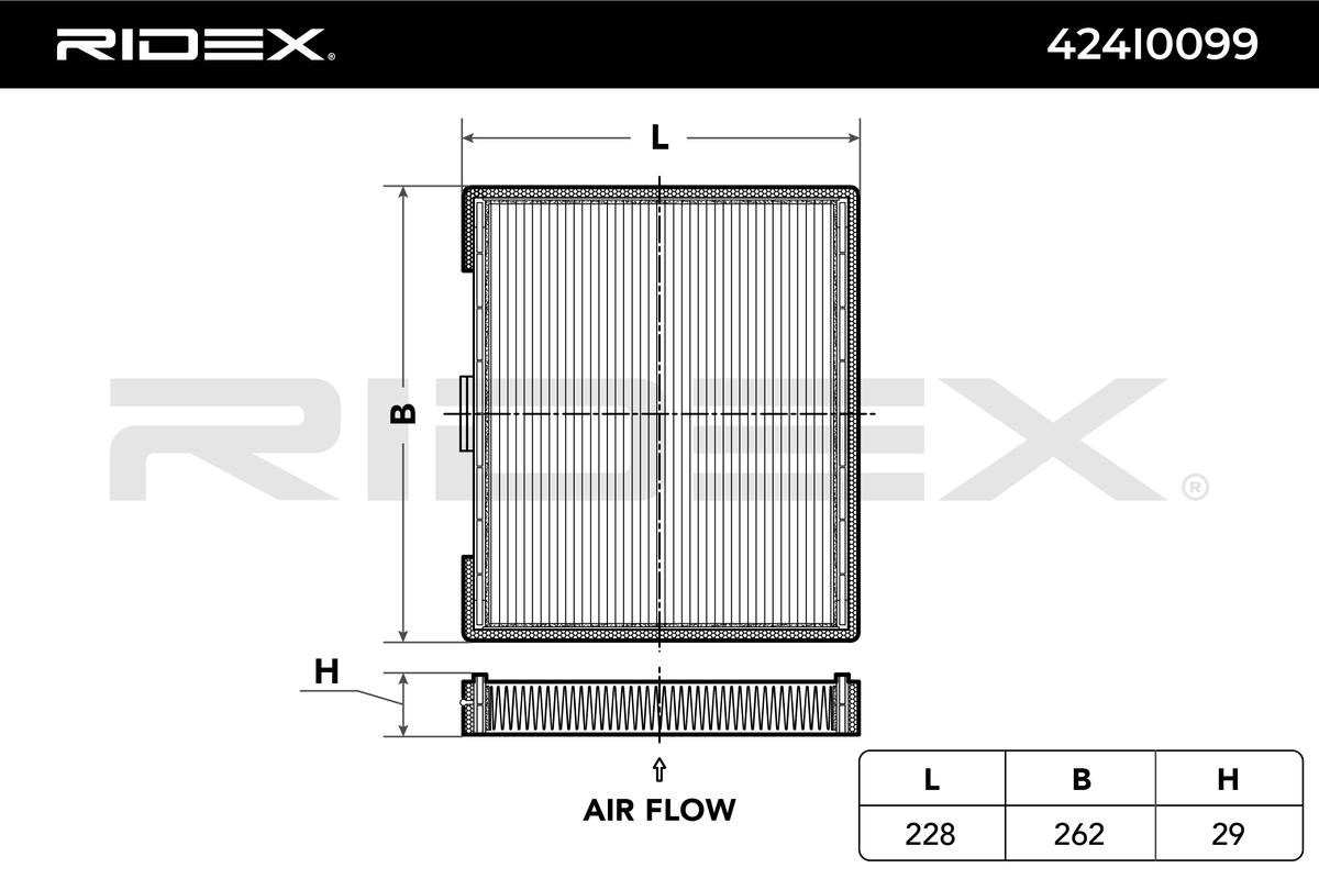 424I0099 AC filter RIDEX 424I0099 review and test