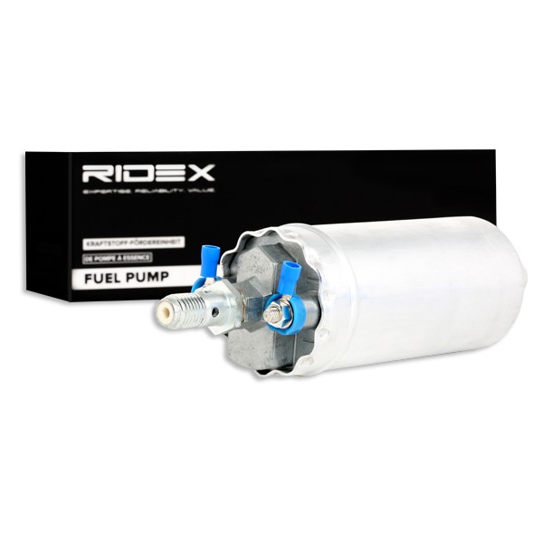 RIDEX 458F0007 Fuel pump Electric, Petrol, with connector parts, with mounting parts