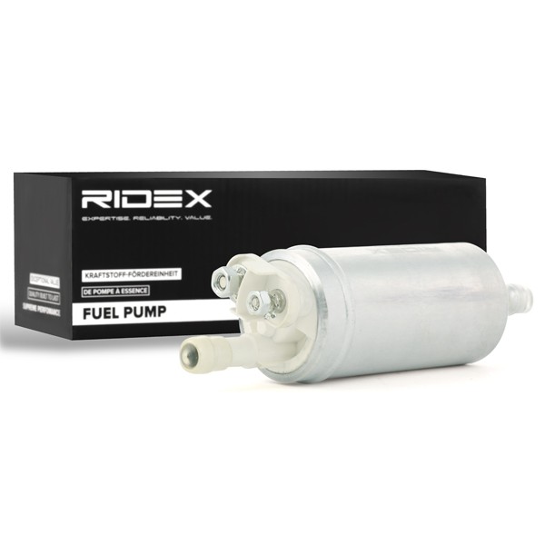 RIDEX 458F0008 Fuel pump Electric, with connector parts, with clamps