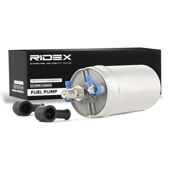 RIDEX 458F0014 Fuel pump Electric, Petrol, with accessories