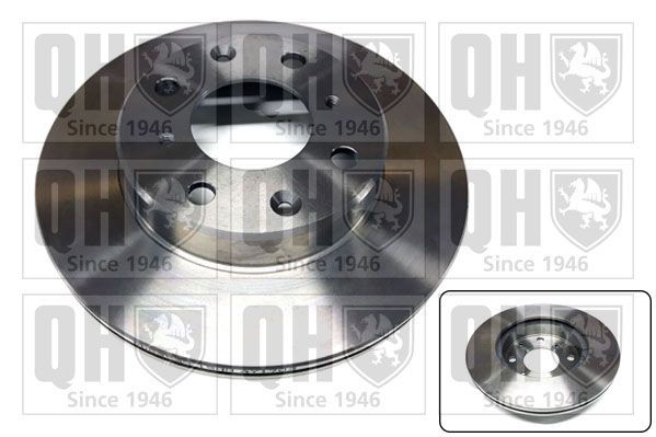 QUINTON HAZELL BDC3525 Brake disc 230x17mm, 4x100, Vented
