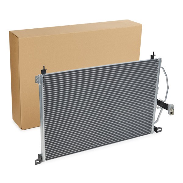 RIDEX 448C0146 Air conditioning condenser without dryer, 695 x 451 x 16 mm, 14,80mm, 9,6mm, R 134a