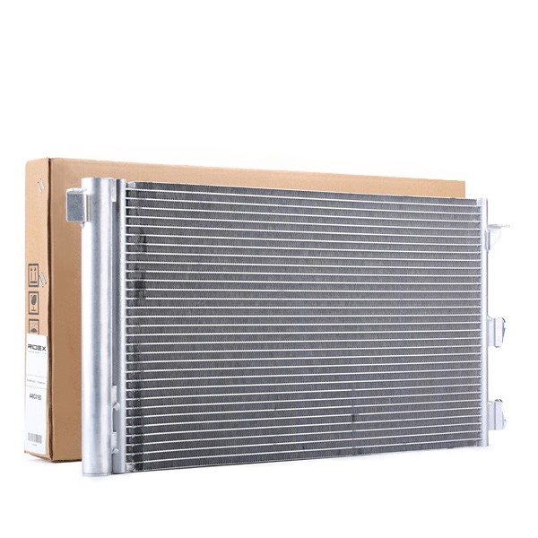 RIDEX 448C0160 Air conditioning condenser with dryer, 15,5mm, 15,5mm, Aluminium, R 134a, 317mm