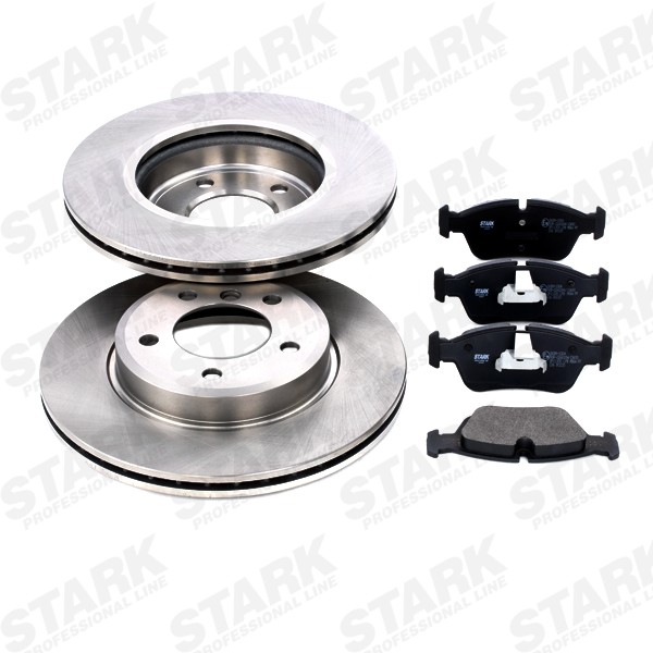 STARK SKBK1090131 Brake discs and pads set BMW E46 320d 2.0 136 hp Diesel 2001 price