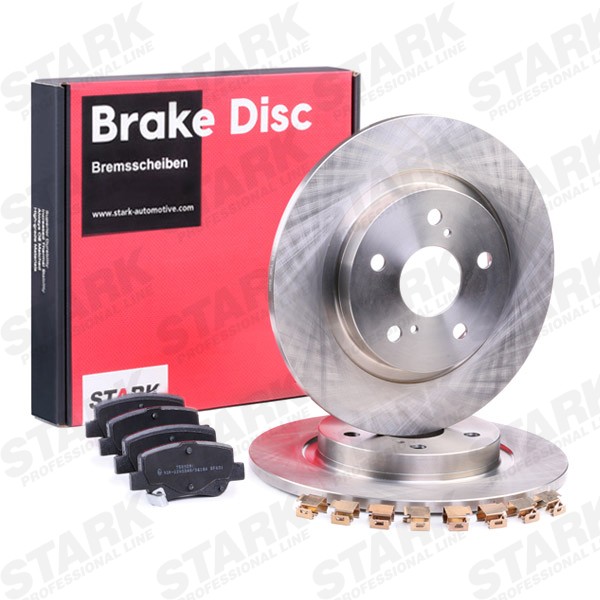 STARK Brake disc and pads set SKBK-1090204 for TOYOTA AVENSIS
