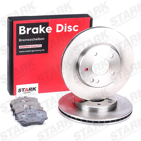 STARK Brake disc and pads set SKBK-1090219 suitable for MERCEDES-BENZ C-Class