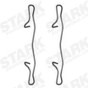 STARK Front Axle, Rear Axle, Disc Brake Brake pad fitting kit SKAK-1120010 buy