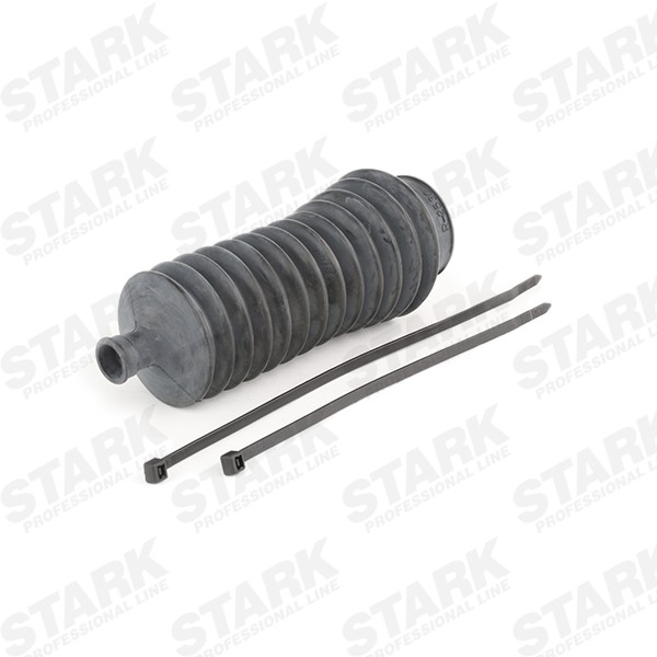 STARK SKBSA-1280001 Steering rack gaiter Rubber, Front axle both sides, for stainless steel cable tie Ø: 9, 39 mm, 168 mm