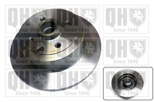 QUINTON HAZELL BDC3681 Brake disc 261x10mm, 4x100, solid